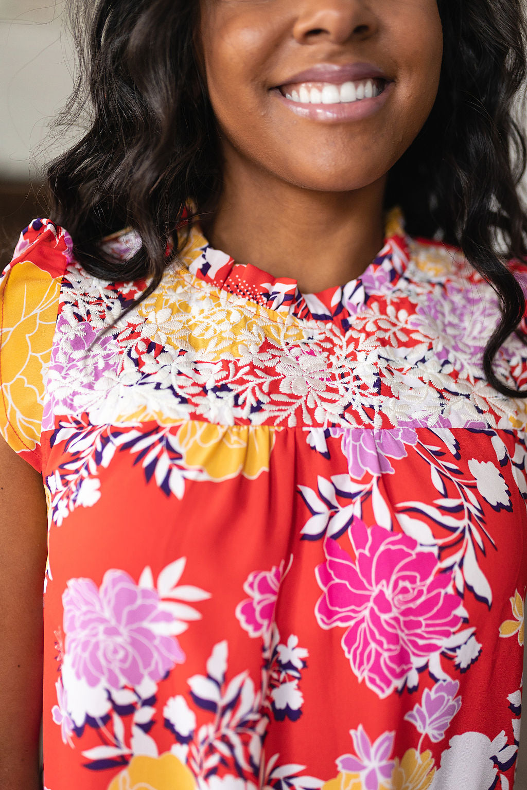 Andree by UnitAmong The Flowers Floral Top Tops