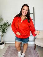And The Why Plus Size Bold Moves Leopard Zip Pocketed Pullover