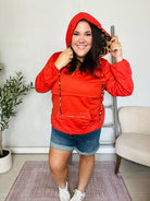 And The Why Plus Size Bold Moves Leopard Zip Pocketed Pullover