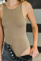 Hyfve Any Time, Any Place Bodysuit in Mocha Brown Womens