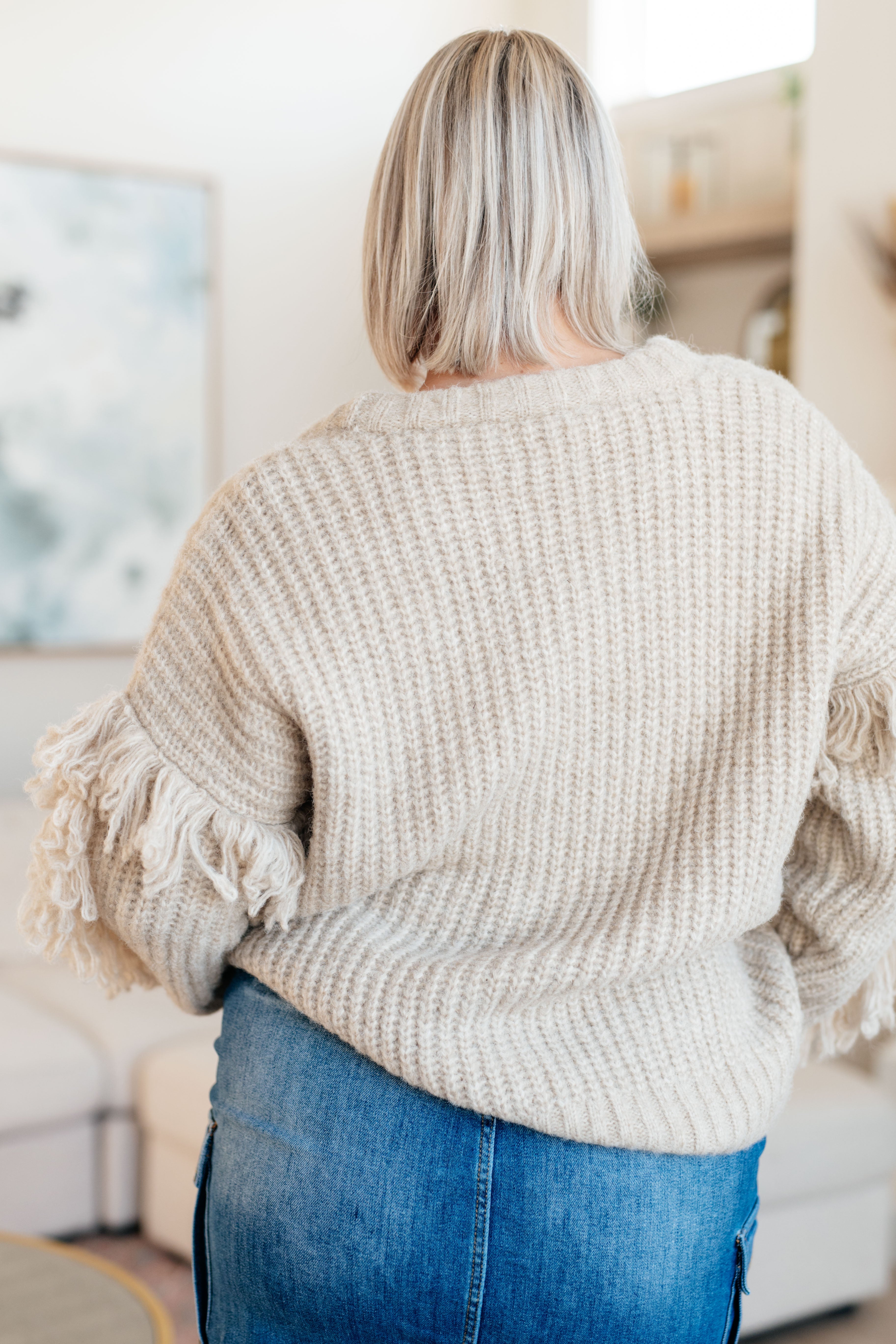 Haptics Ask Me About It Fringe Cardigan Layers