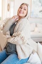 Haptics Ask Me About It Fringe Cardigan Layers
