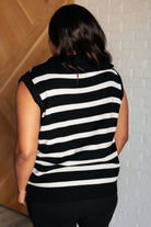 One Eleven North Attached at the Hip 1/4 Zip Sleeveless Sweater Tops