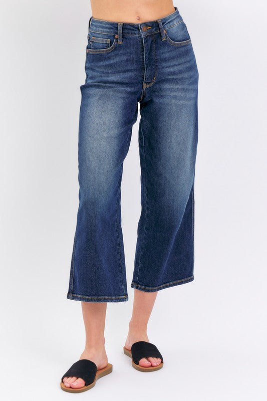 Judy Blue Joyfully Cropped Tummy Control Jeans BoutiqueSimplified