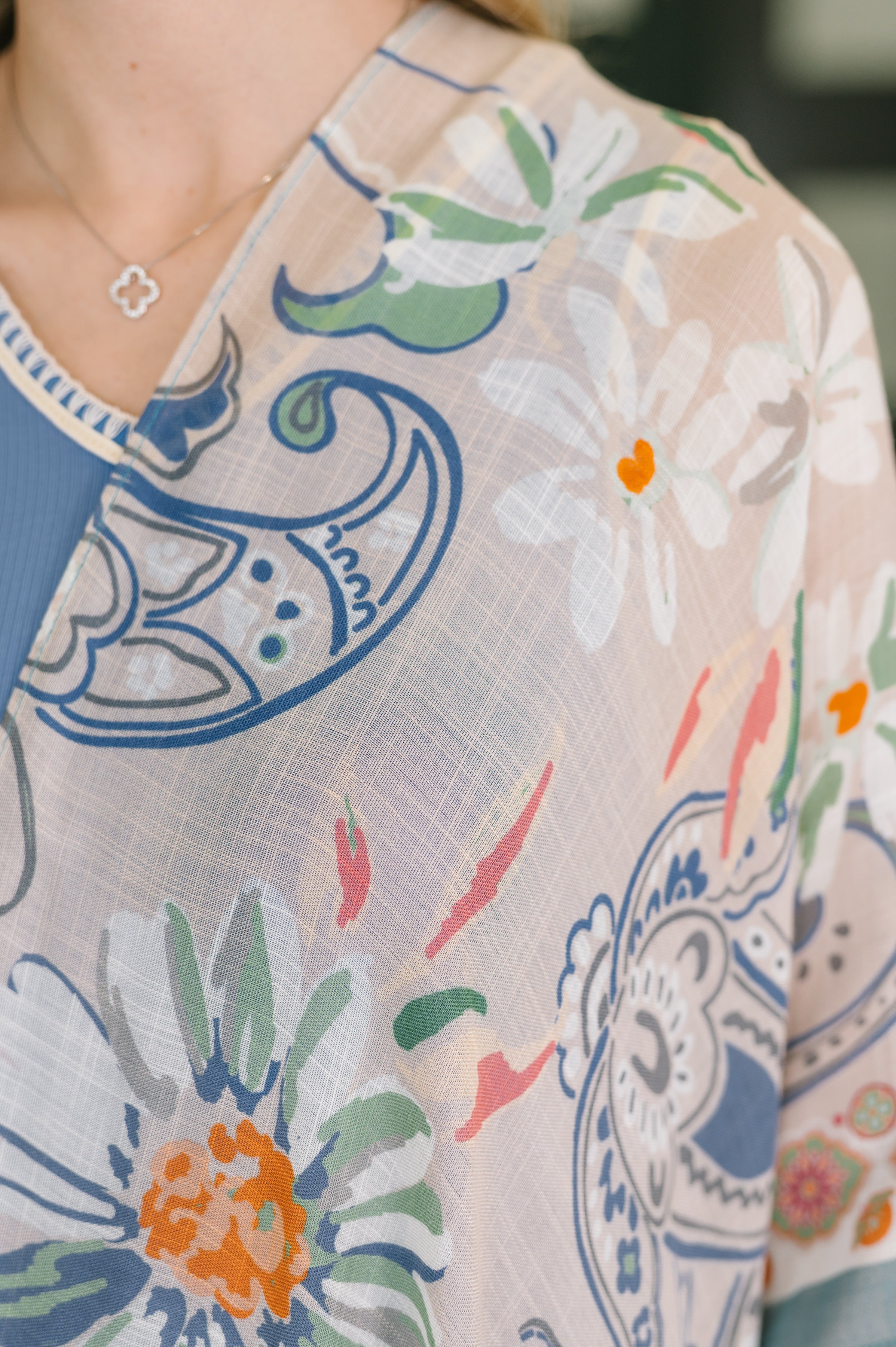 Back to My Roots Lightweight Kimono Womens