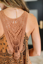 Lovely Melody Barely Bohemian Lace Detail Tank Tops