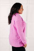 Zenana Basically My Favorite Hooded Pullover in Bright Mauve Tops