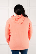 Zenana Basically My Favorite Hooded Pullover in Coral Tops