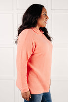 Zenana Basically My Favorite Hooded Pullover in Coral Tops