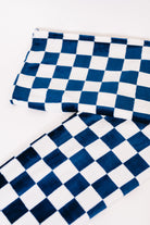 Berry Cozy Checkered Blanket Womens