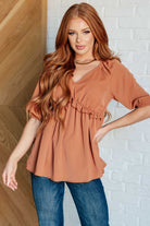 One Eleven North Better Than Ever Ruffle Detail Blouse Ave Shops