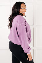 Zenana Beyond the Basics Pullover in Violet Tops