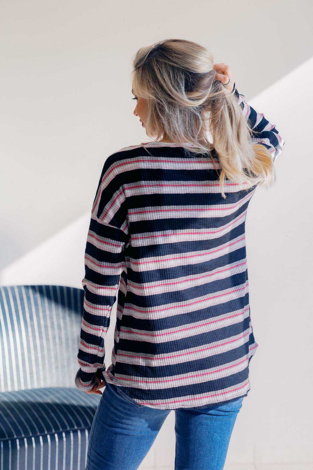 Heimish Blush Veil Horizon Pullover