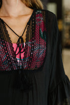 Hyfve Boheme Bay Swim Cover Up in Black Womens
