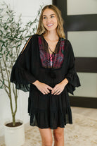 Hyfve Boheme Bay Swim Cover Up in Black Womens