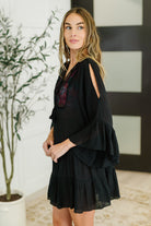 Hyfve Boheme Bay Swim Cover Up in Black Womens