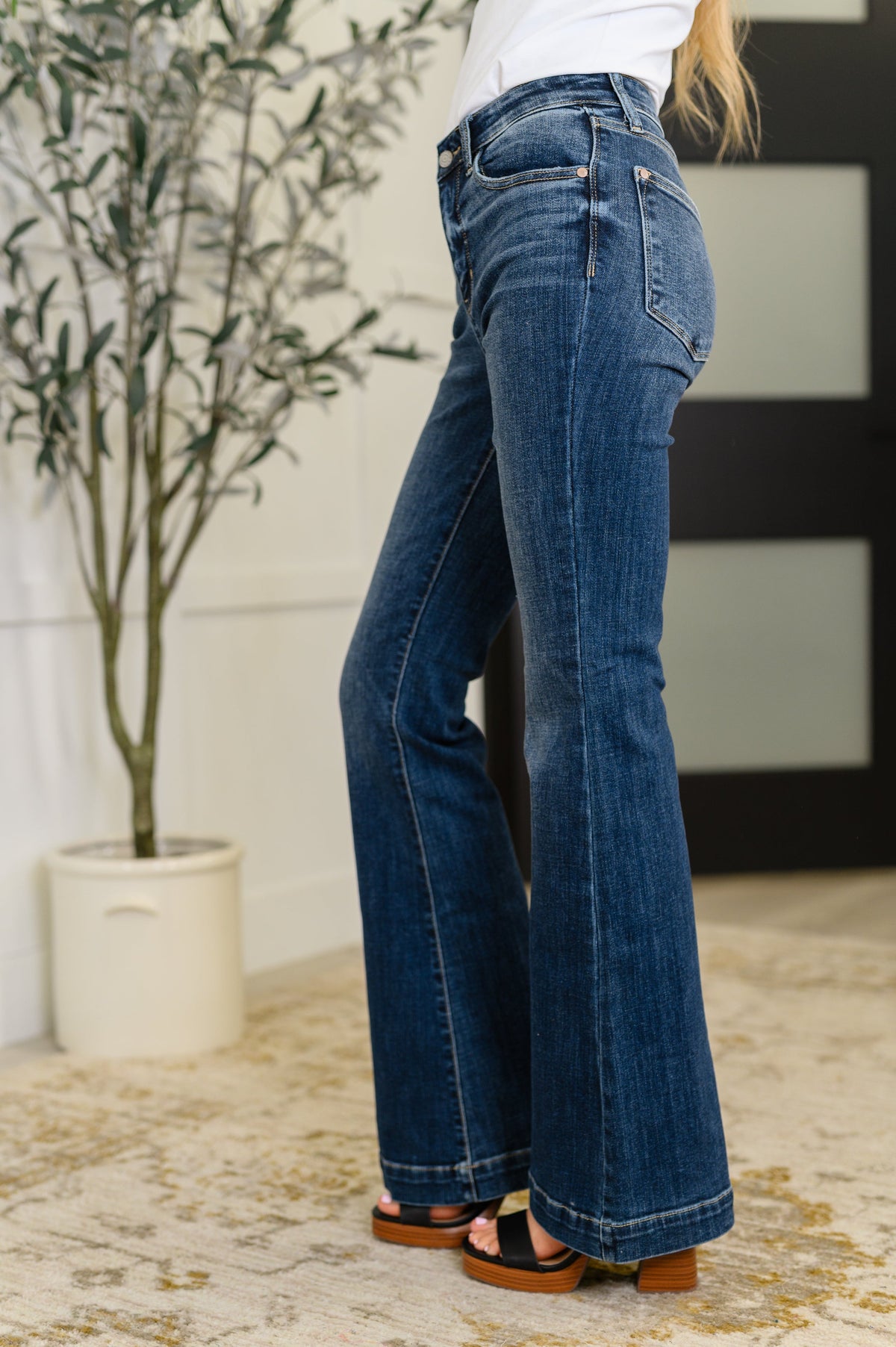 Bonnie High Waist Trouser Flare Womens