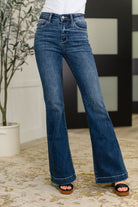 Judy Blue Bonnie High Waist Trouser Flare 24W Womens