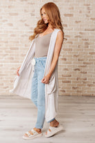 A.gain Breezy Boho Sleeveless Cardigan Layers