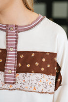 Brick by Brick Color Block Top Womens