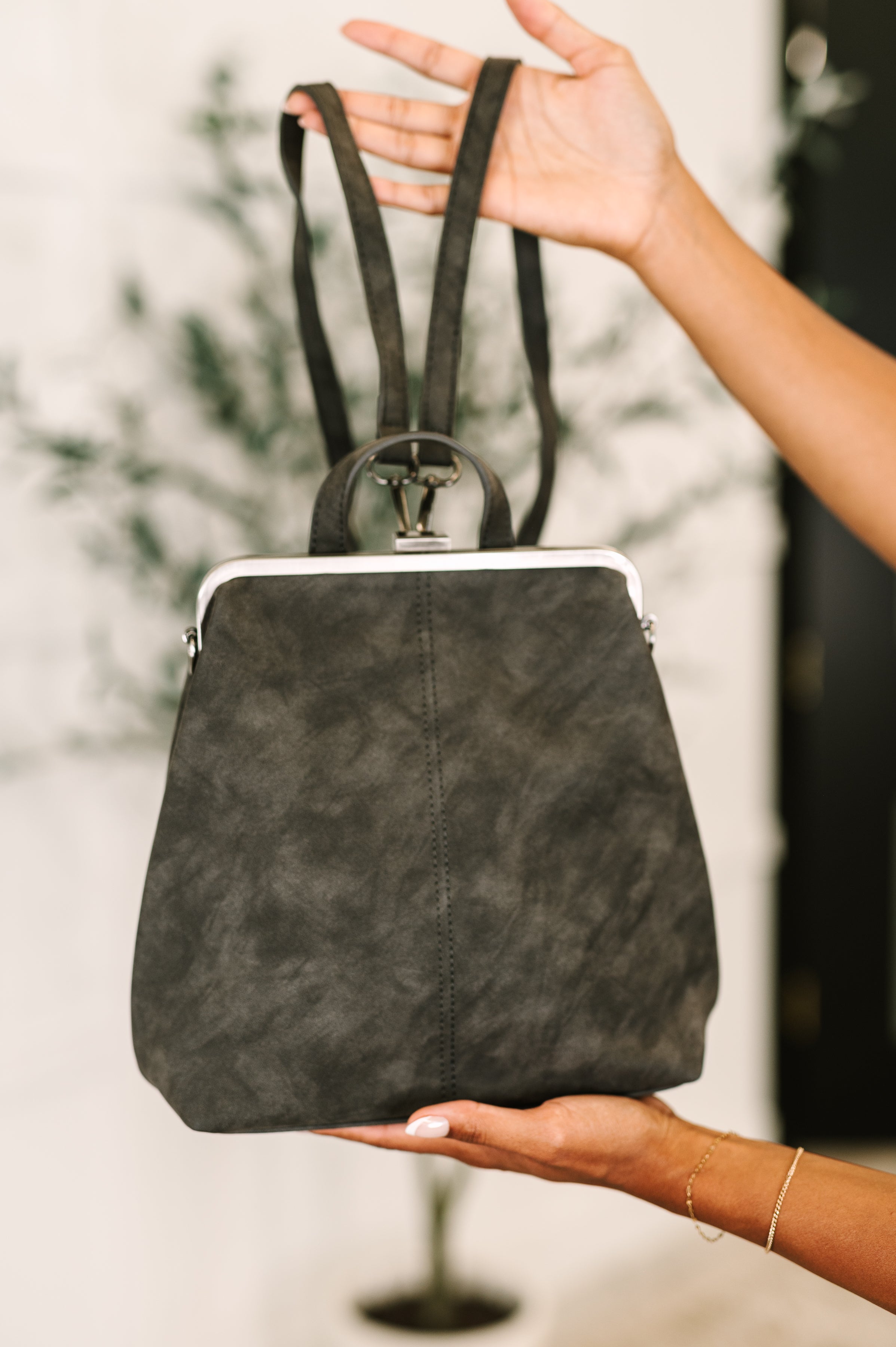 Bridget Backpack in Charcoal Womens