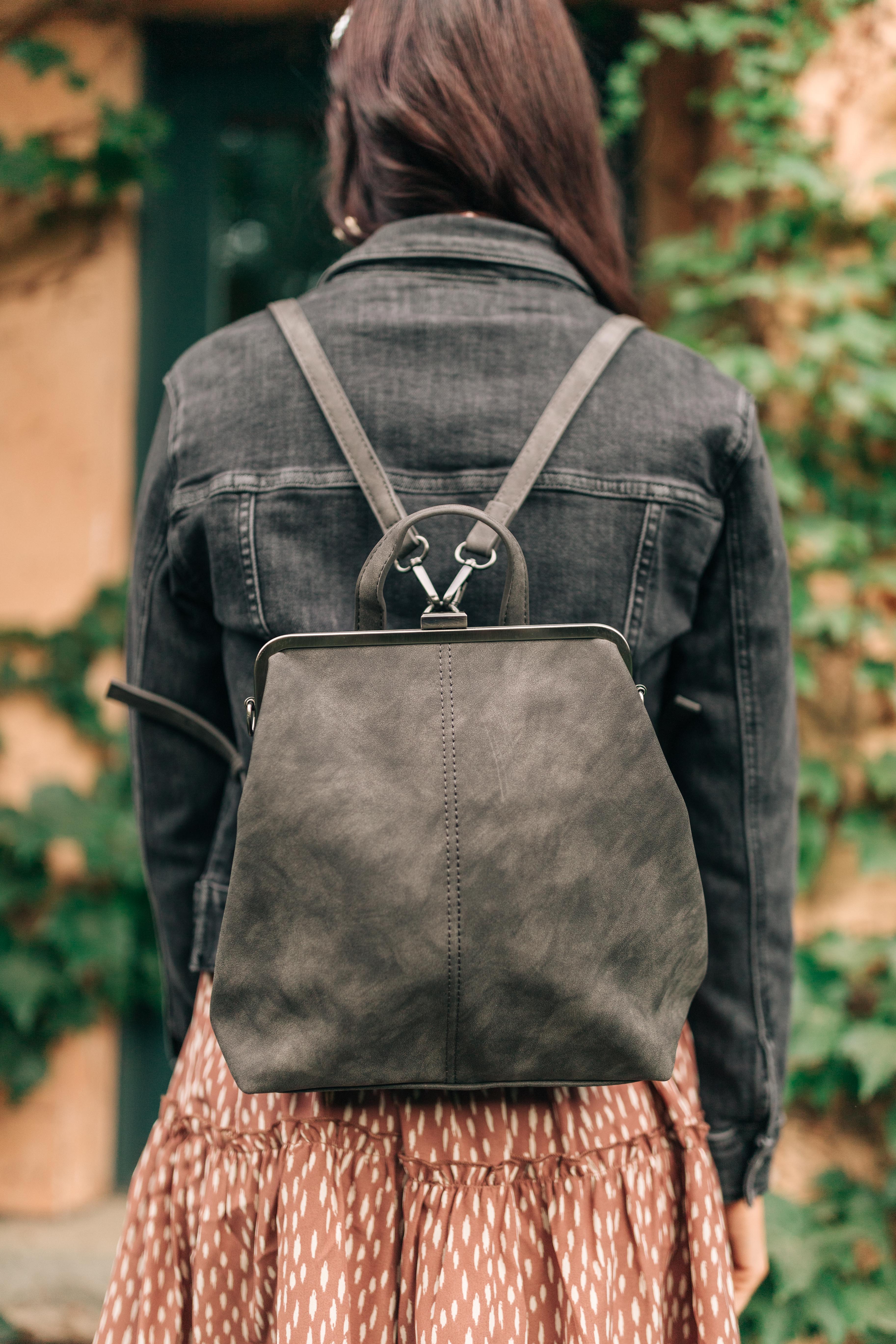 Bridget Backpack in Charcoal Womens