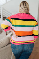 BiBi Bright Side Striped Sweater Tops