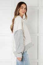 One Eleven North Bring it Together Color Block Pullover Tops