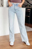 Judy Blue Brooke High Rise Tummy Control Top Vintage Wash Straight Jeans 24W Ave Shops 1-26-2024