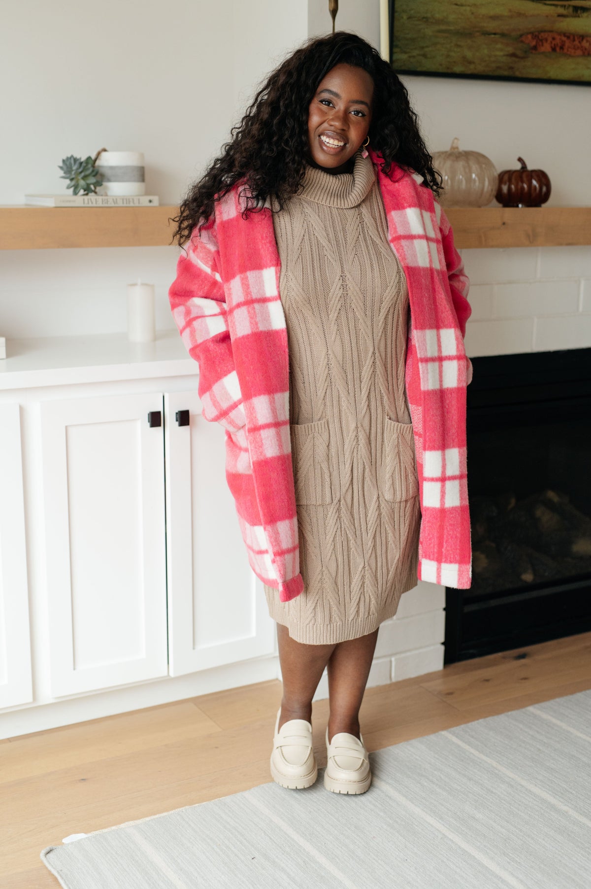 Polagram Bundled Beauty Turtleneck Sweater Dress Dresses