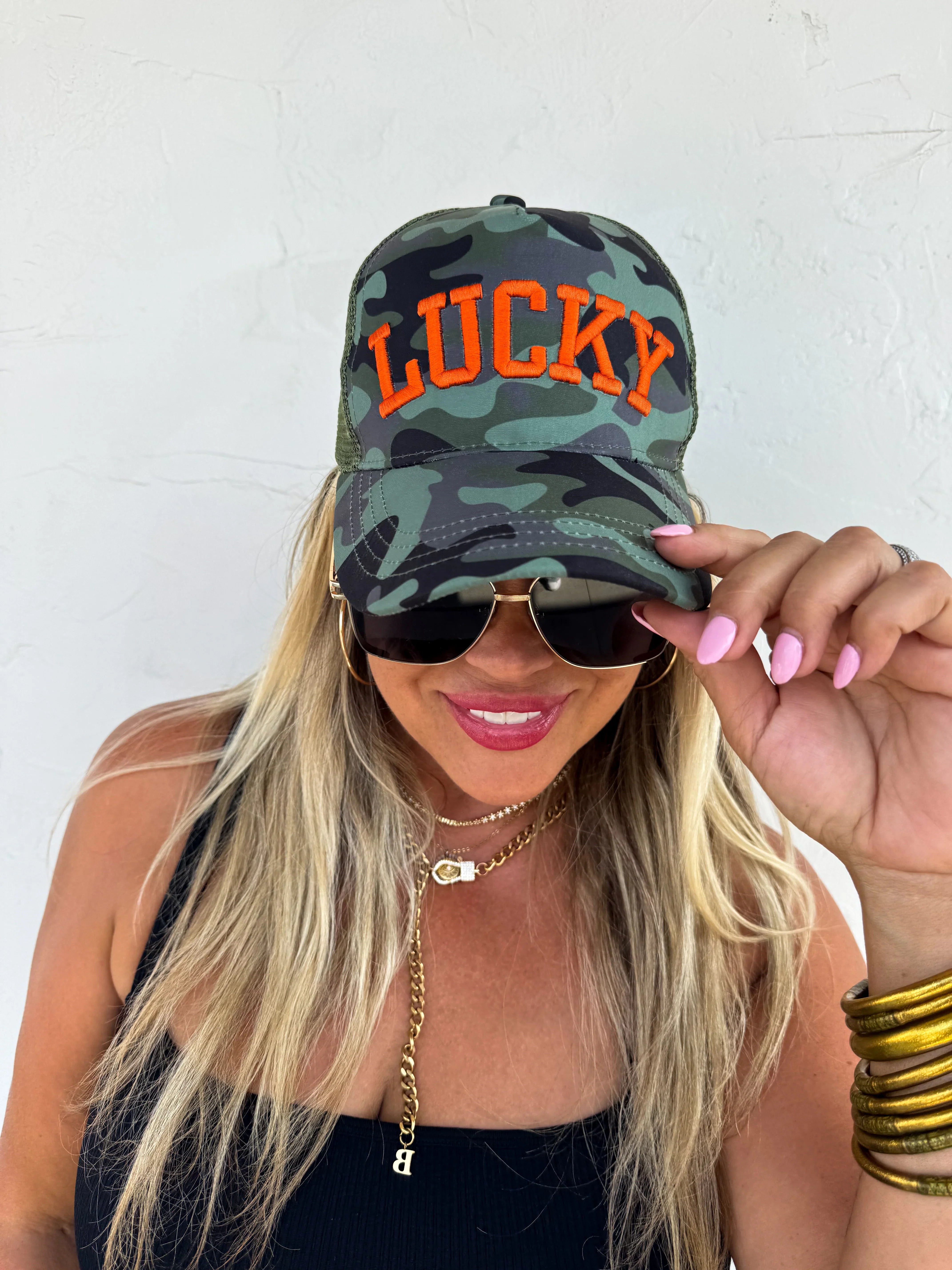 PREORDER: BLAKELEY Lucky Camo Trucker Hat Ave Shops