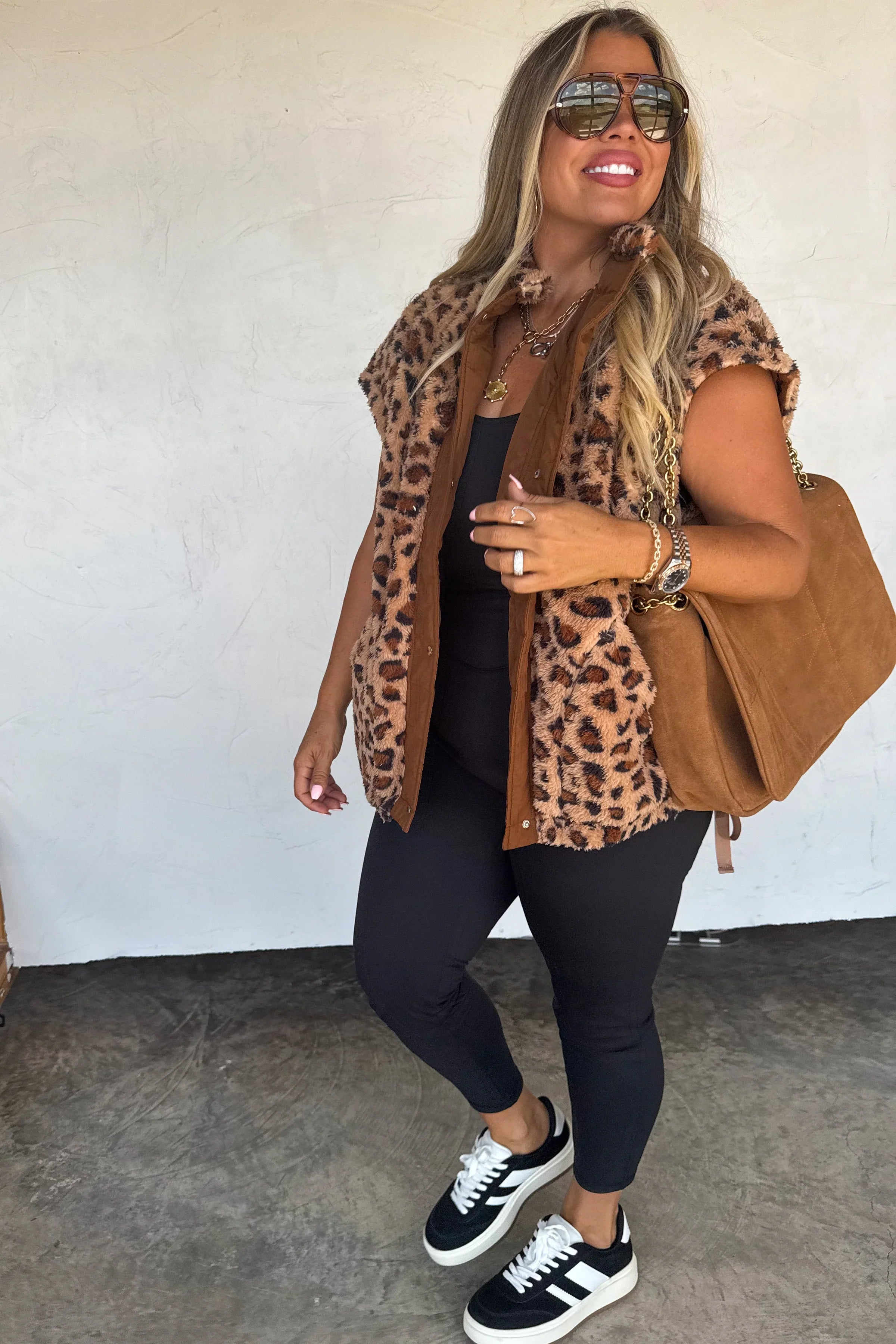 PREORDER: Blakeley Linden Sherpa Vest Jacket Womens