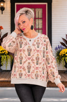 Haptics Nutcracker Sweet Printed Sweatshirt