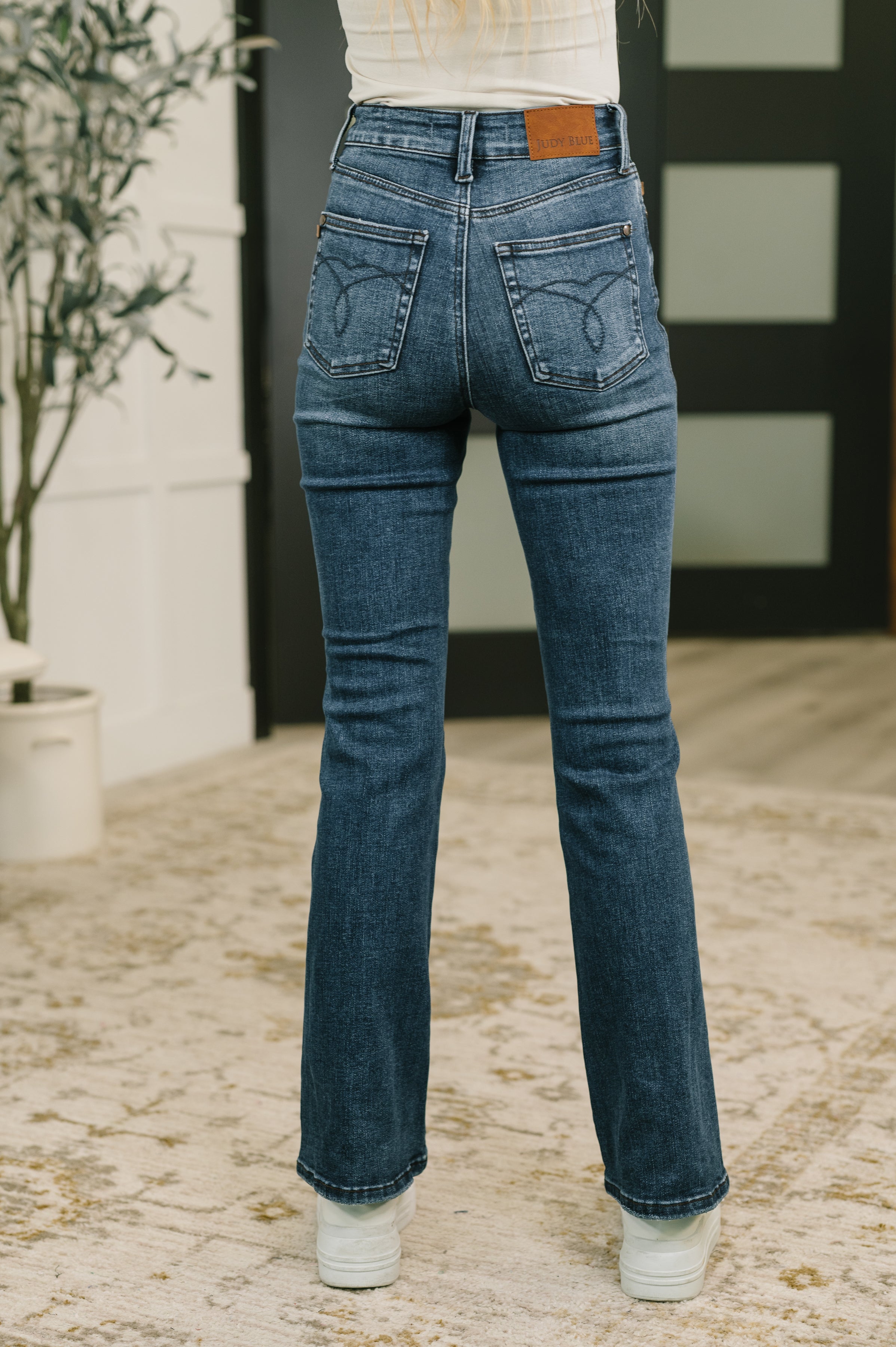 Camille High Waist Tummy Control Bootcut Jean Womens