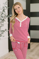 One Eleven North Candy Cane Lane Pajama Set 2XL Womens