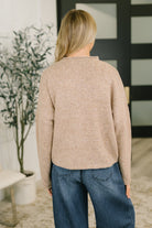 Zenana Careful Consideration Collared Button Down in Mocha Womens