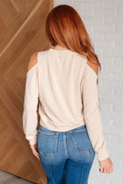 One Eleven North Carefully Crafted Cold Shoulder Blouse Ave Shops