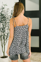 Heimish Certified Cutie Shoulder Tie Blouse in Black Womens