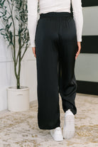 Jodifl City Ease Wide Leg Bottoms in Black Womens