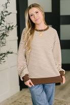 One Eleven North Cocoa Lane Stripe Top Womens