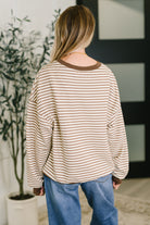 One Eleven North Cocoa Lane Stripe Top Womens