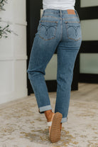 Colette Mid Rise Boyfriend Classic Cuffed Womens