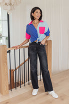 Jodifl Color Me Cool Color Block Top Tops