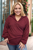 Heimish Completely Irresistible Burgundy Gabby Sweater