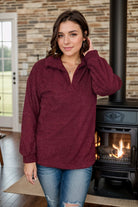 Heimish Completely Irresistible Burgundy Gabby Sweater