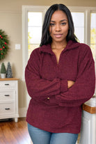 Heimish Completely Irresistible Burgundy Gabby Sweater