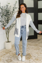 Haptics Mood Swingin' Casual Drop Shoulder Tee in Grey Womens