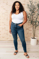 Judy Blue Cora High Rise Control Top Skinny Jeans Ave Shops