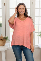 Shopin LA Coral Coast Short Sleeve Top