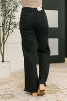 Judy Blue Black Corinna High Waist Retro Wide Womens